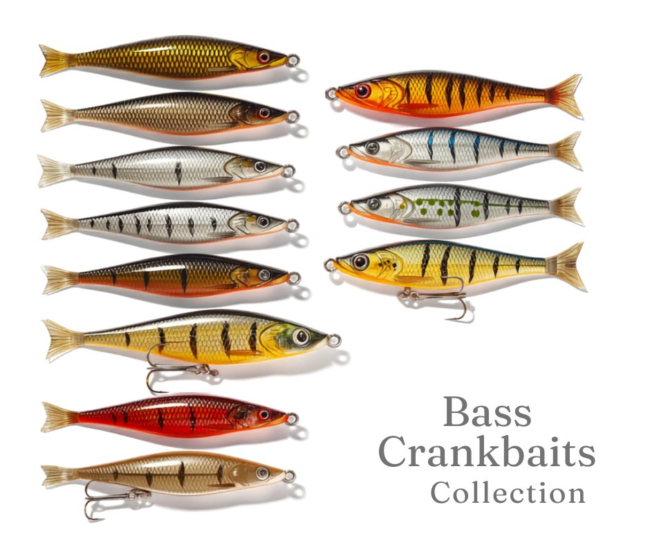 Bass Crankbaits Collection fishing