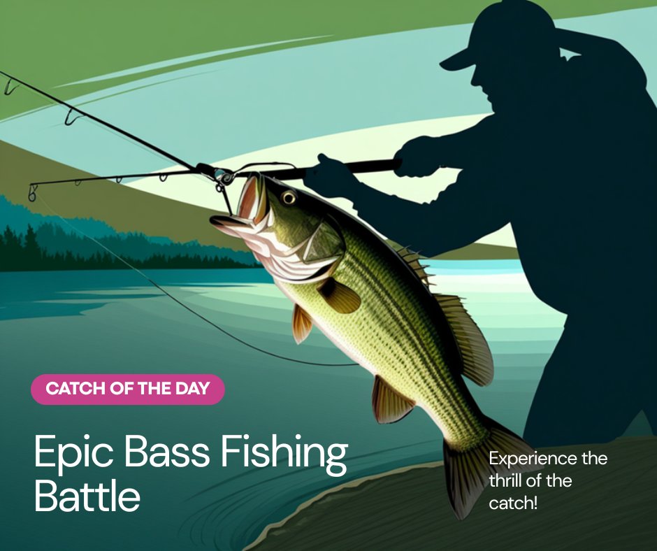 Bass fishing rods guide