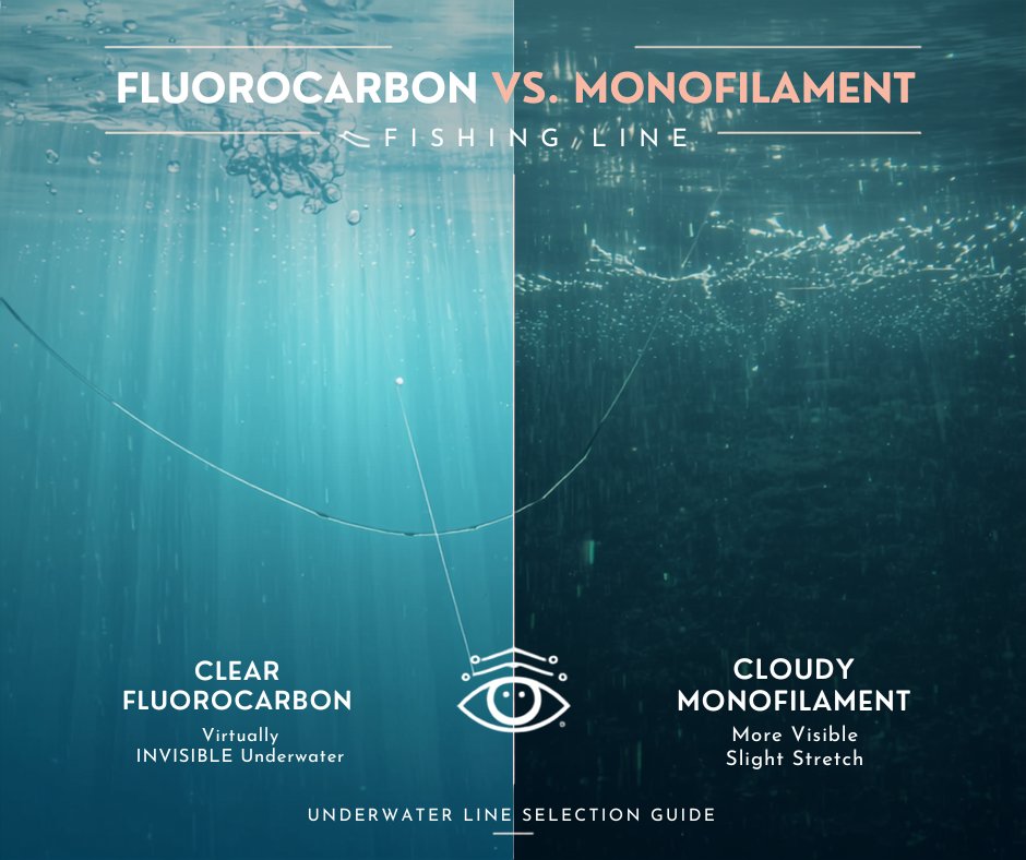 Fluorocarbon vs monofilament fishing line