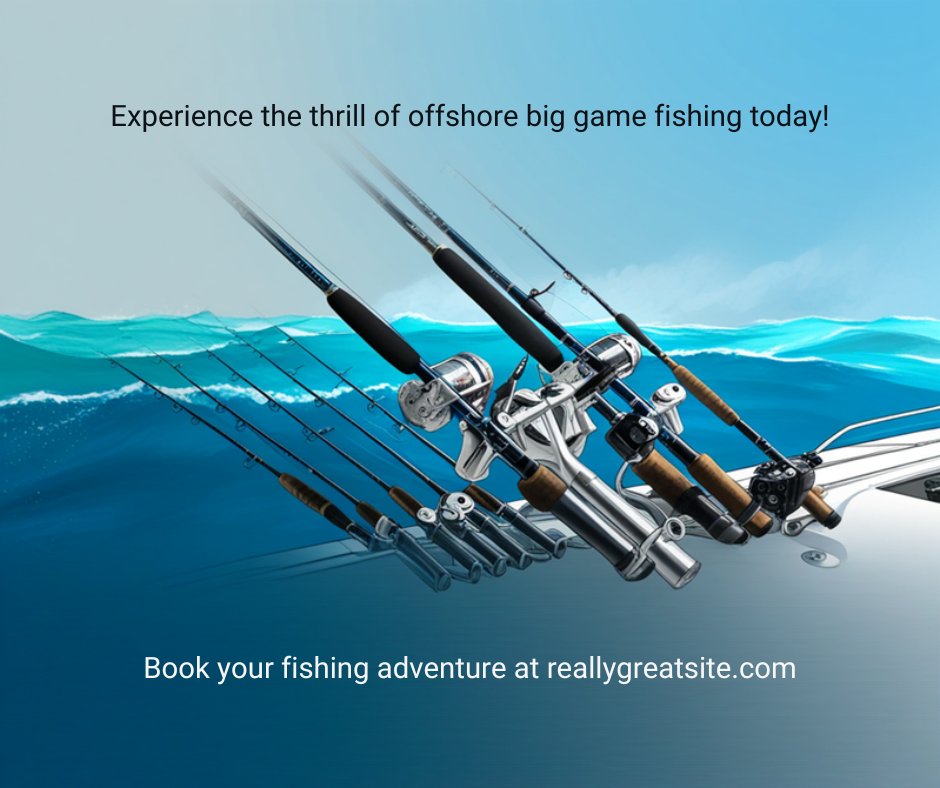 Offshore heavy-duty fishing rods