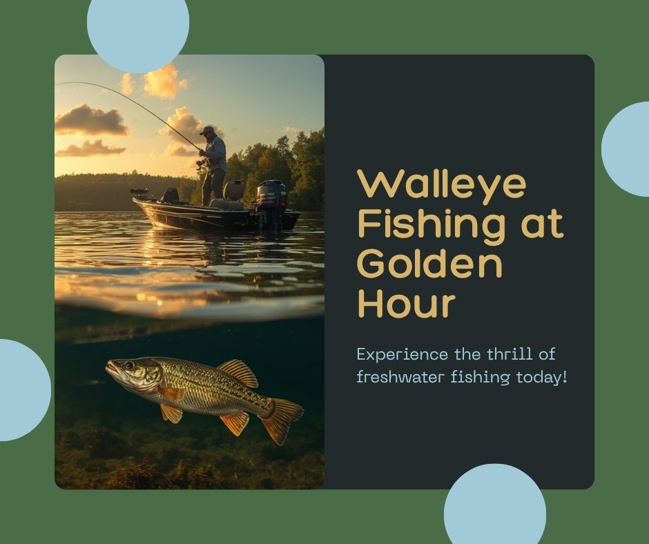 Walleye fishing rod guide